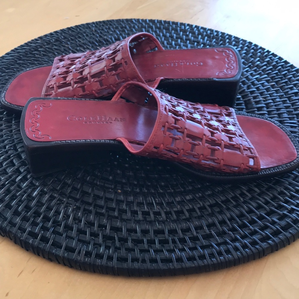 NEW COLE HAAN LATTICE Sz7B(M) Slides - Picture 3 of 6